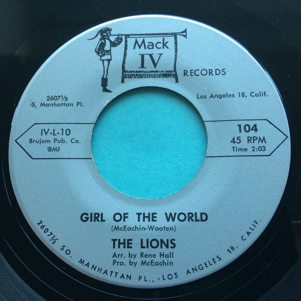 Lions - Girl of the world - Mack IV - Ex