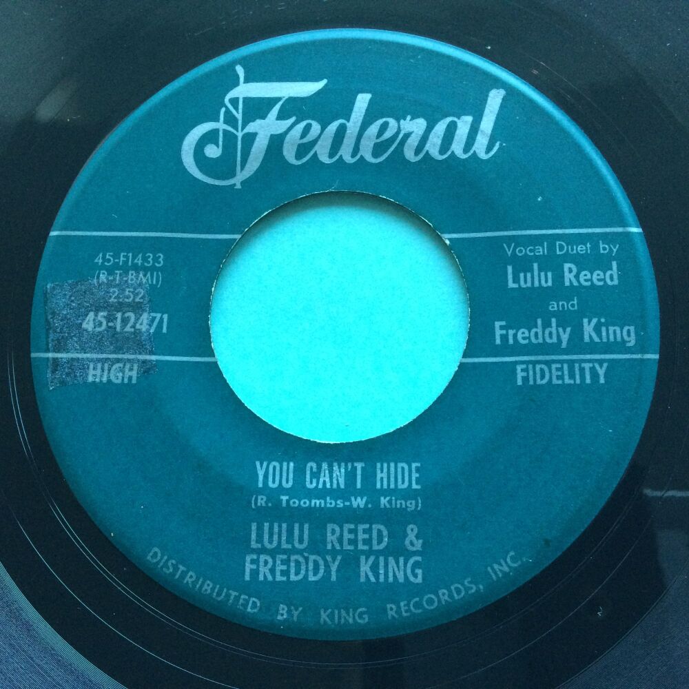 Lulu Reed & Freddy King - You can't hide - Federal - VG+