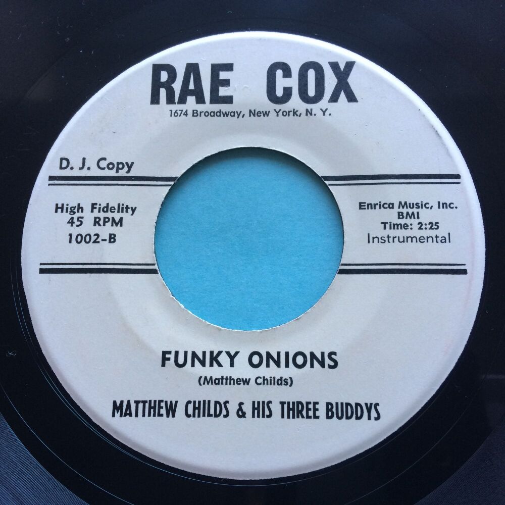 Matthew Childs - Funky onions - Rae Cox promo - VG+