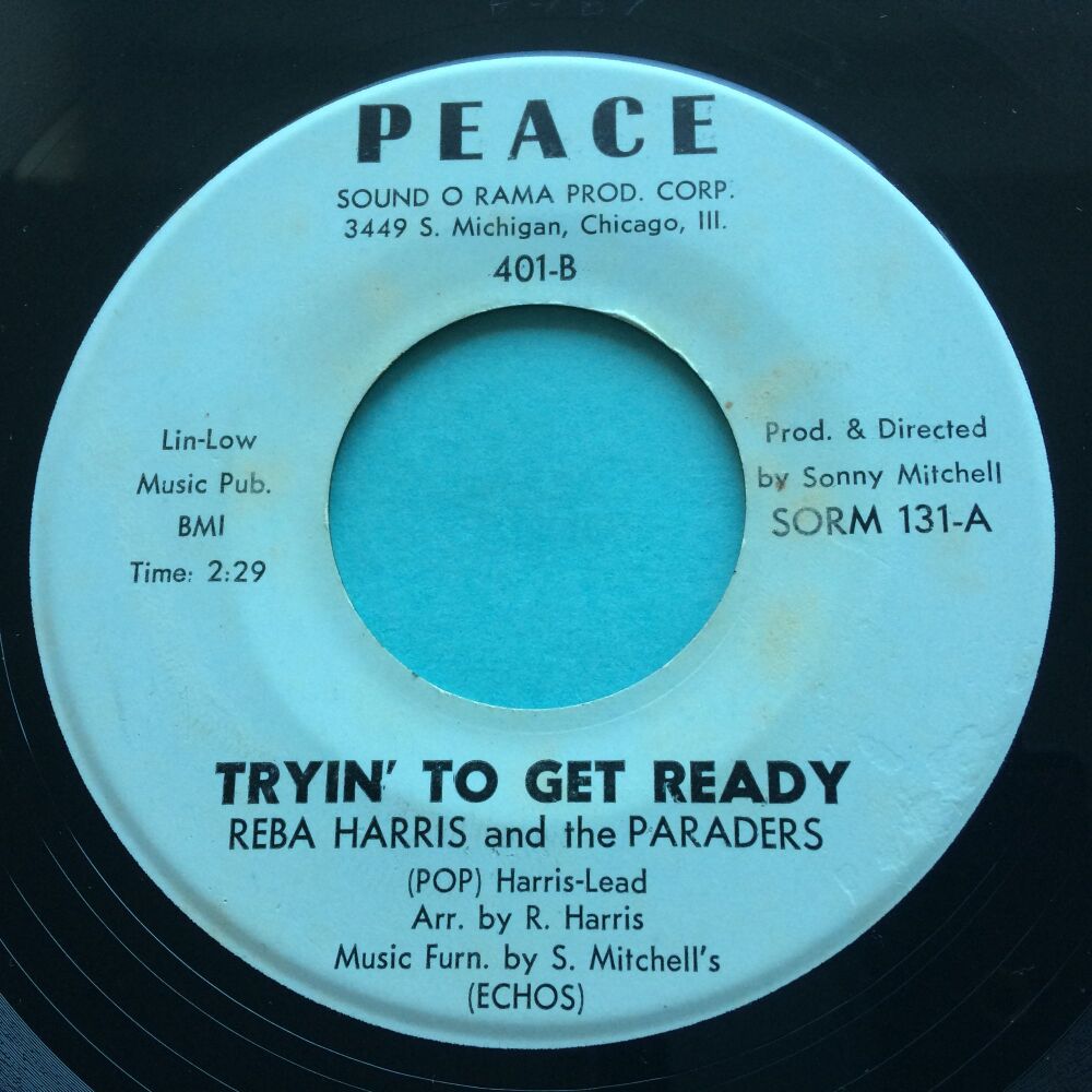 Reba Harris and the Paraders - Tryin' to get ready - Peace - VG+