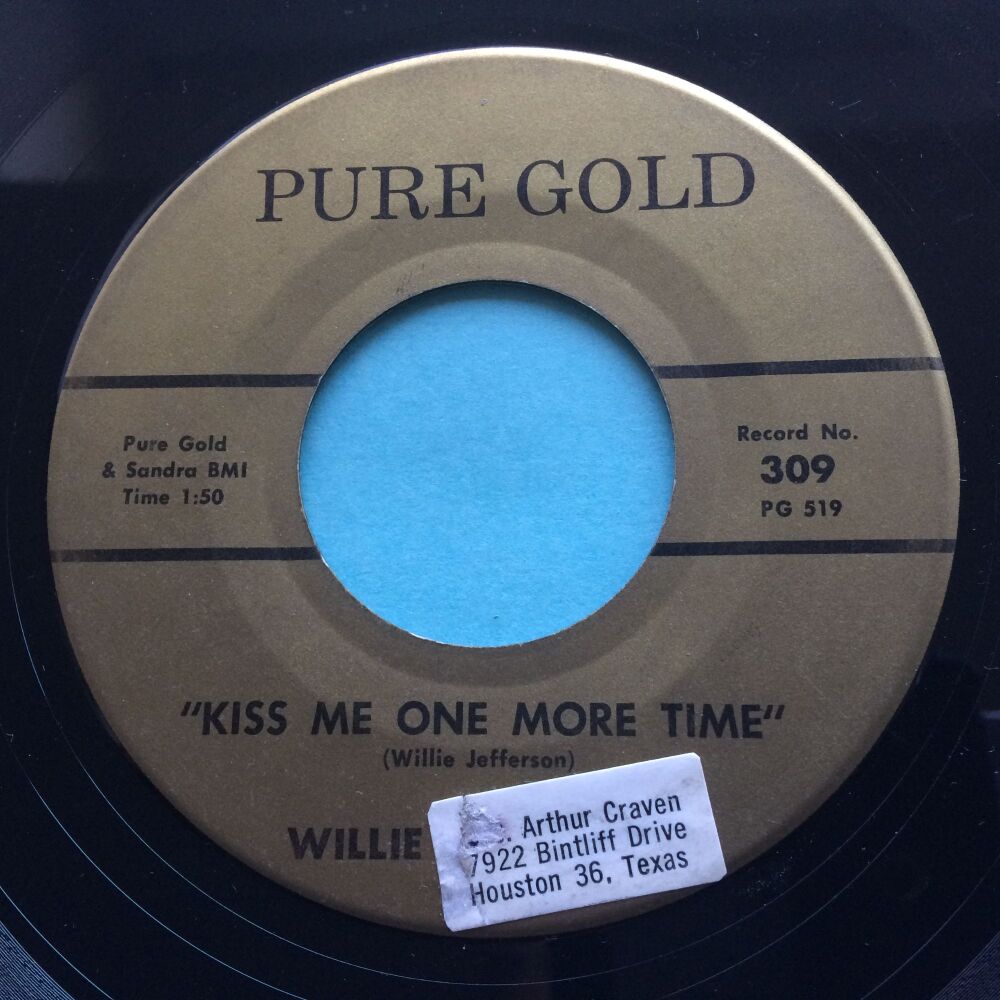 Willie Cobbs - Kiss me one more time b/w Big Boss Man - Pure Gold - VG+ (so