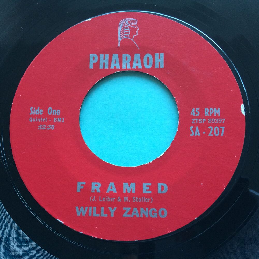 Willy Zango - Framed b/w The Last Meal - Pharoah - Ex