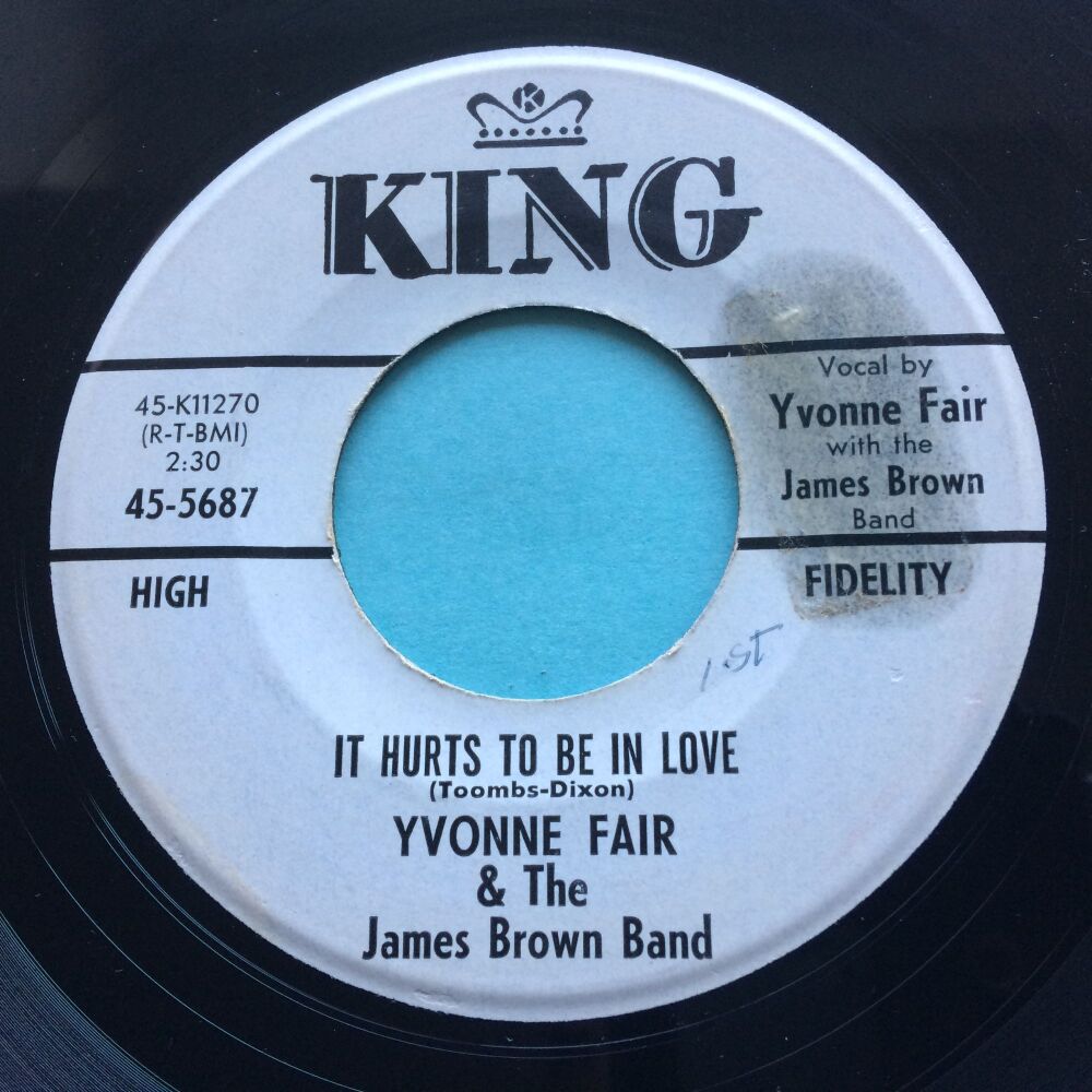 Yvonne Fair & The James Brown Band - It hurts to be in love - King promo (s