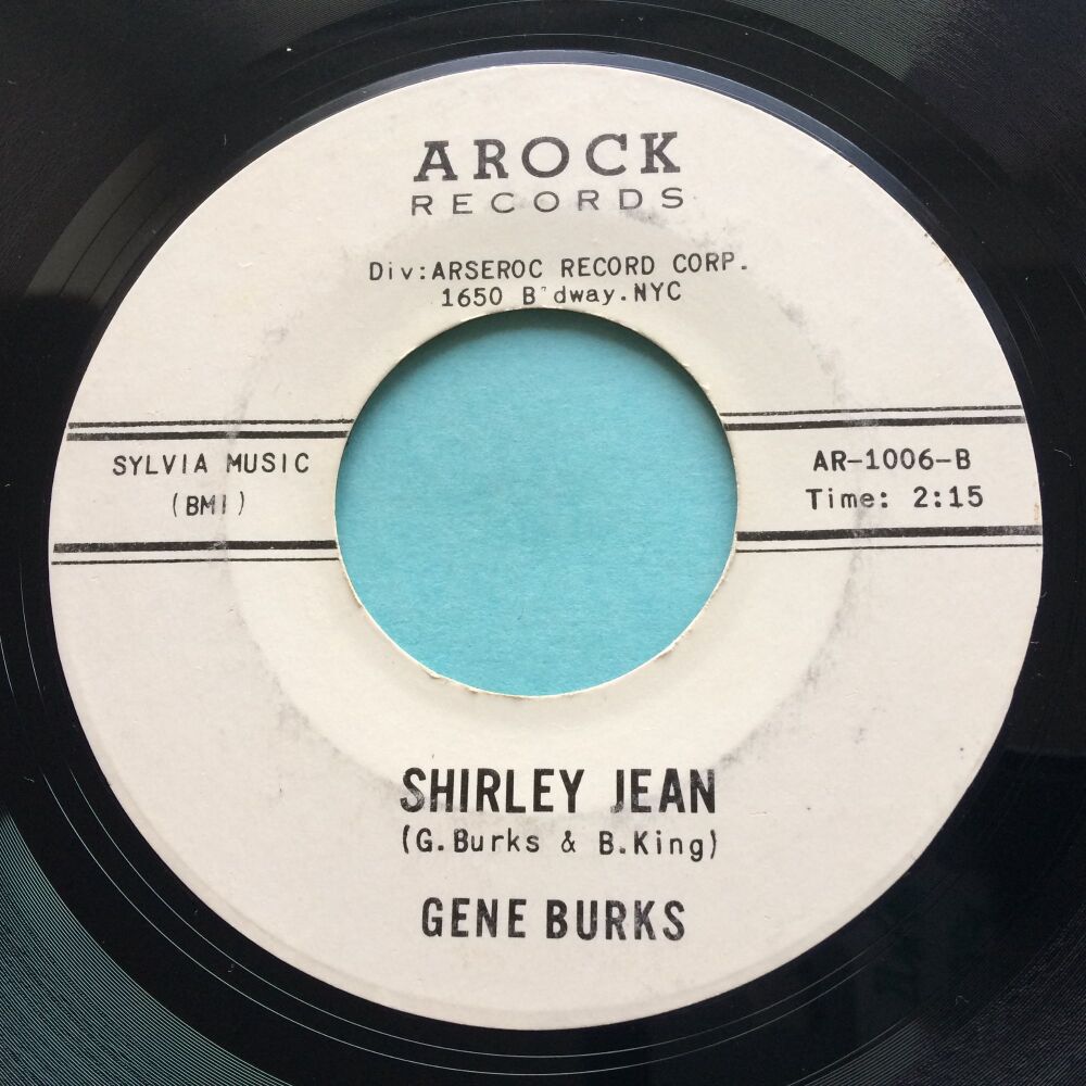 Gene Burks - Shirley Jean - Arock promo - Ex (wol)