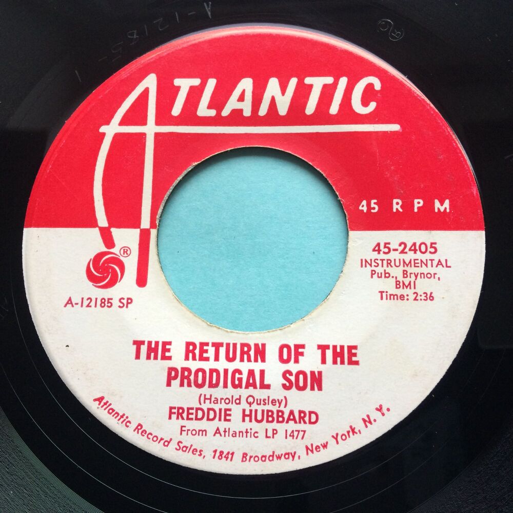 Freddie Hubbard - Return of the prodigal son b/w Backlash - Atlantic promo - Ex