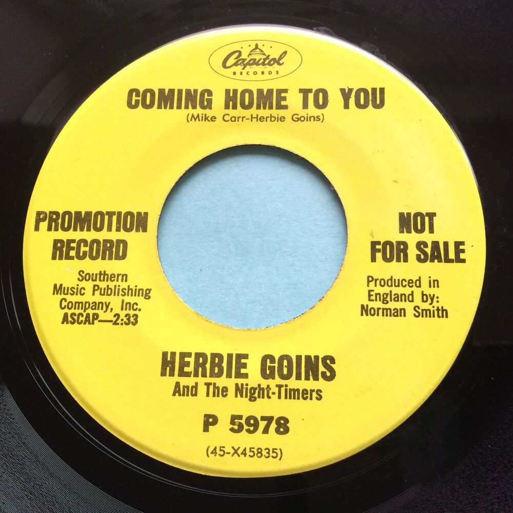 Herbie Goins - Coming home to you - Capitol promo - Ex