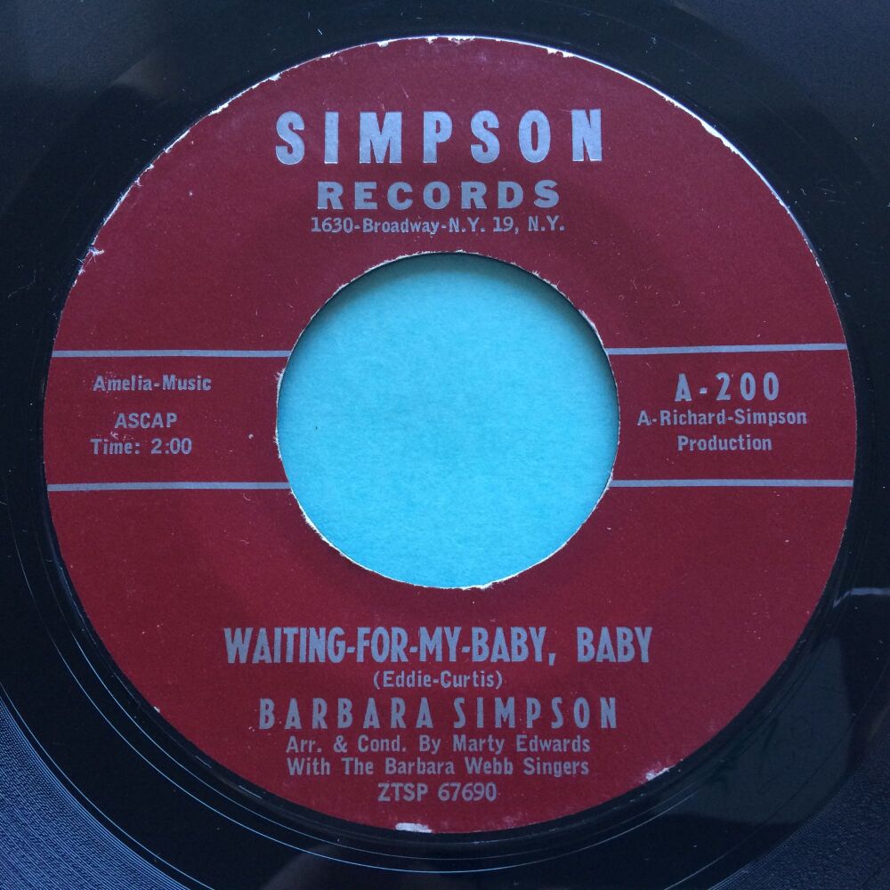Barbara Simpson - Waiting-for-my-baby, baby - Simpson - Ex
