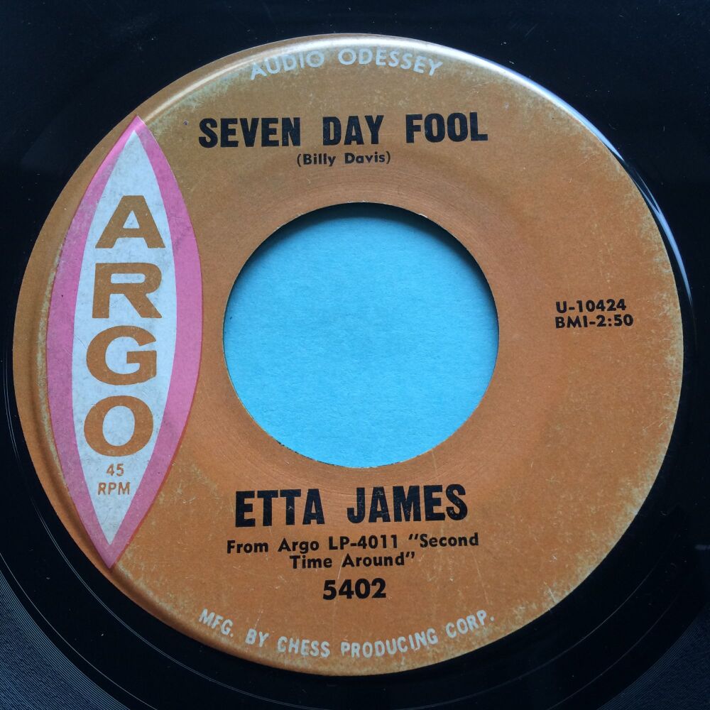 Etta James - Seven Day Fool - Argo - VG+