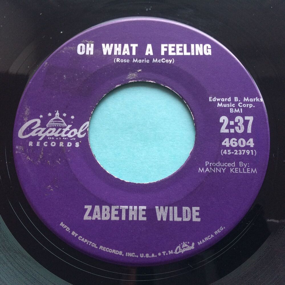 Zabethe Wilde - Oh what a feeling - Capitol - Ex