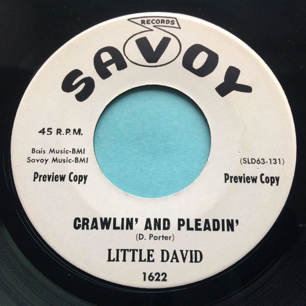 Little David - Crawlin' and pleadin' - Savoy promo - Ex