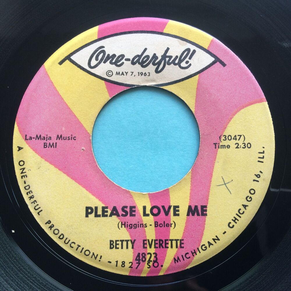 Betty Everett - Please love me - One-derful - VG+