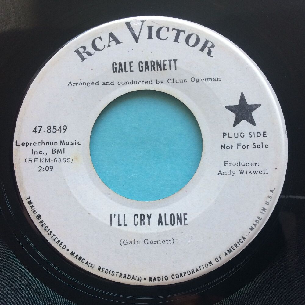 Gale Garnett - I'll cry alone - RCA promo - VG+