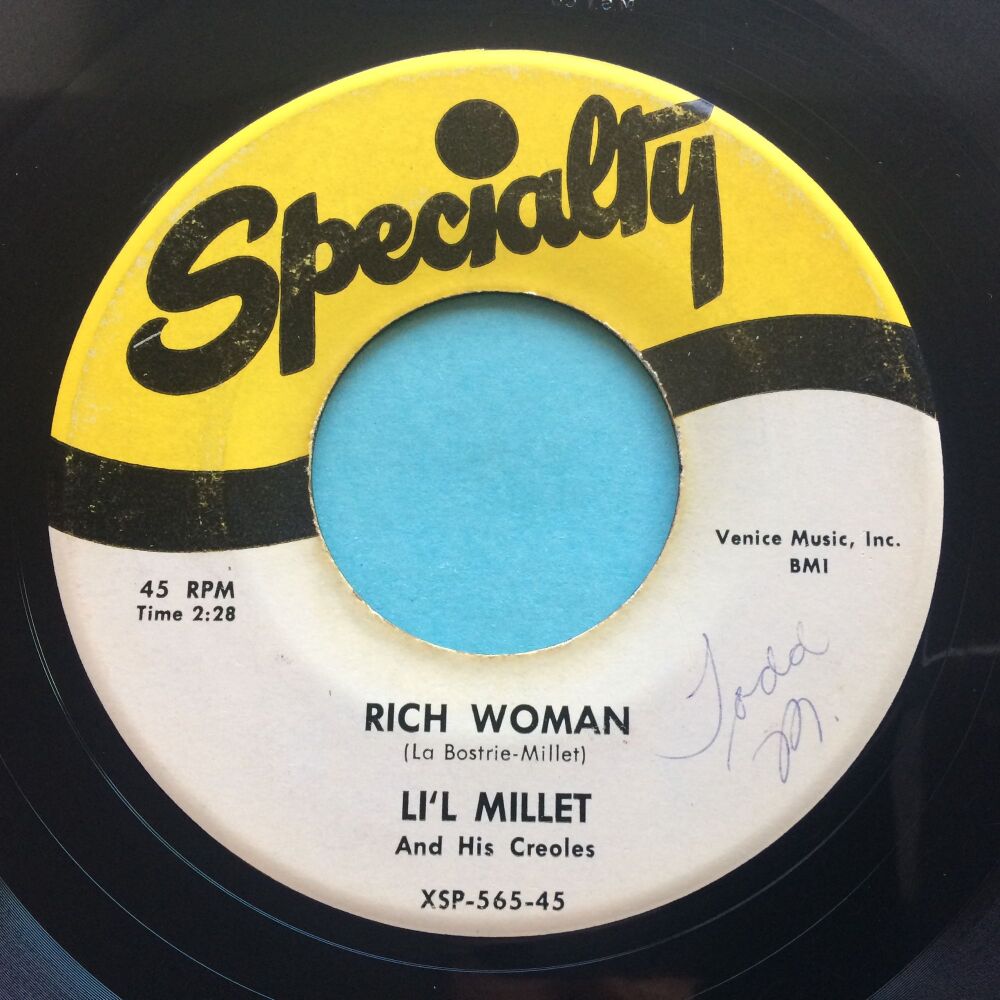 Lil Millet - Rich Woman- Specialty - VG+