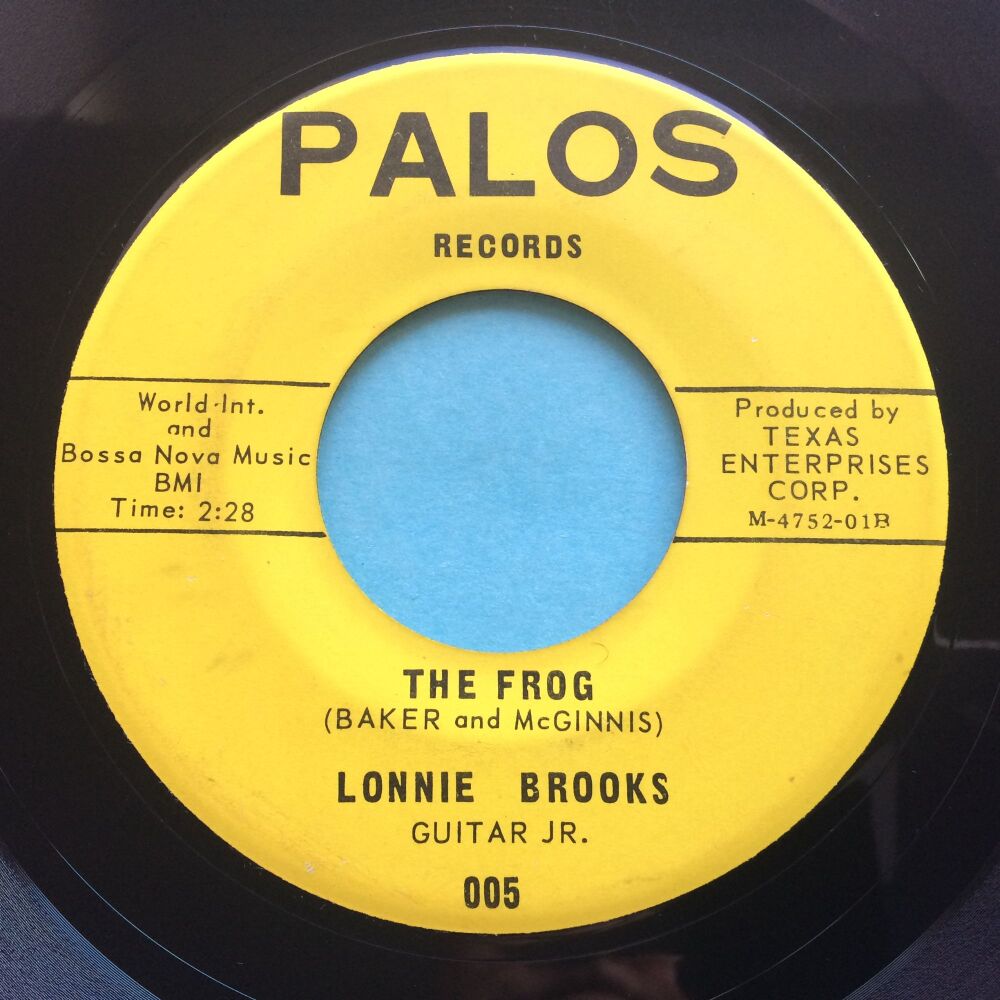 Lonnie Brooks - The Frog b/w The train - Palos - VG+
