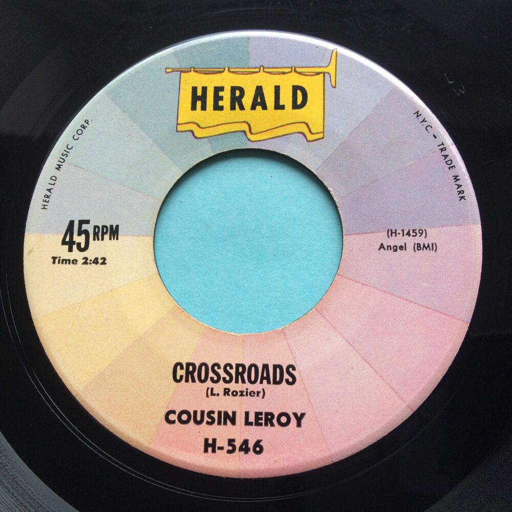 Cousin Leroy - Crossroads b/w Waitin' at the station - Herald - Ex-