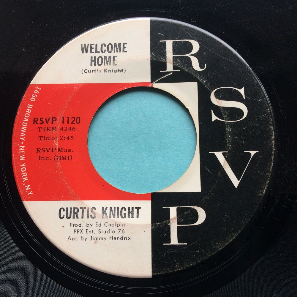 Curtis Knight - Welcome home b/w How would you feel feel - RSVP - VG+