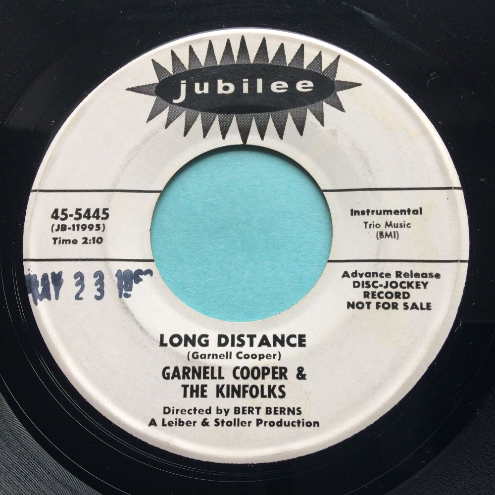 Garnell Cooper - Long Distance b/w Green Monkey - Jubilee promo - Ex- (wol)