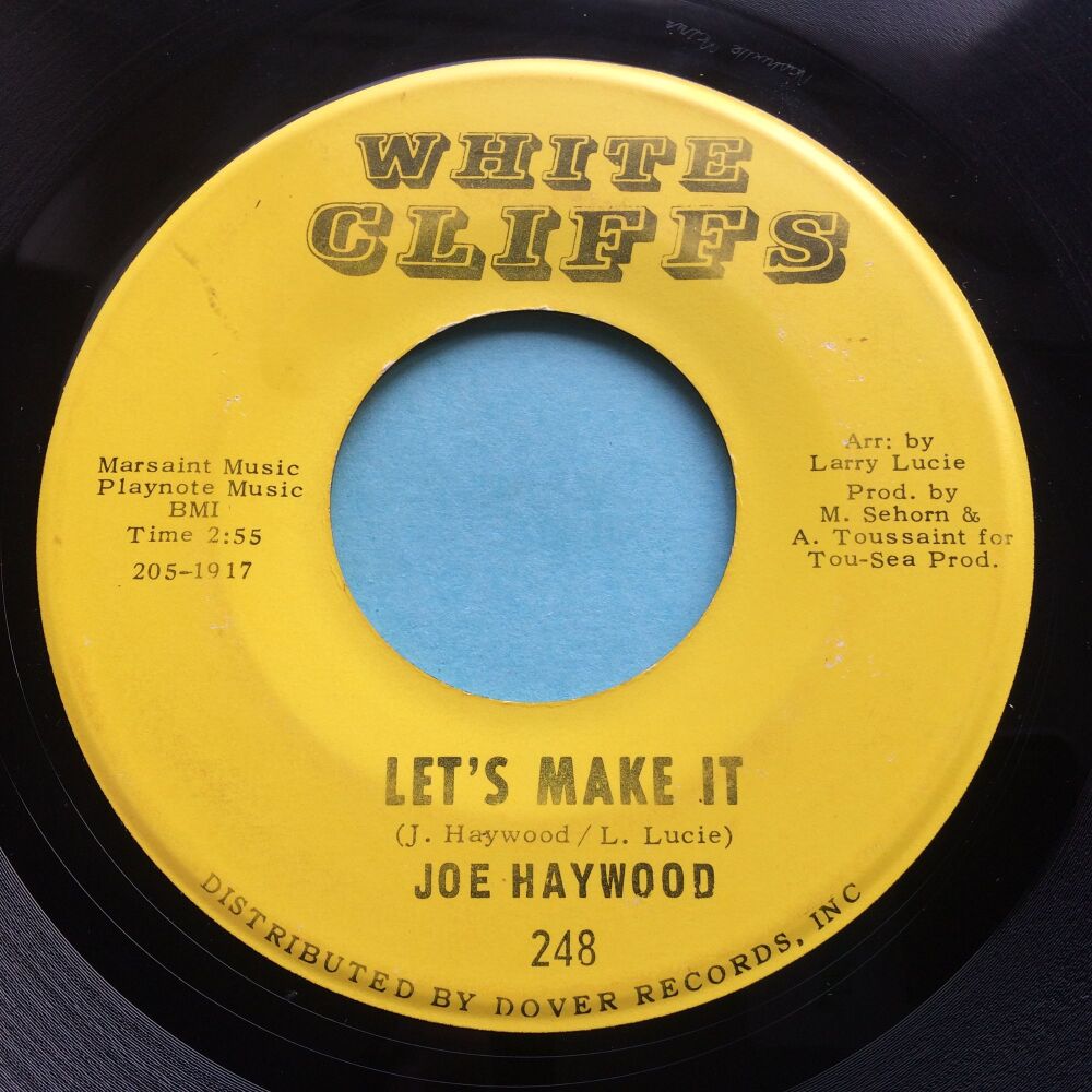 Joe Haywood - Let's make it - White Cliffs - VG+