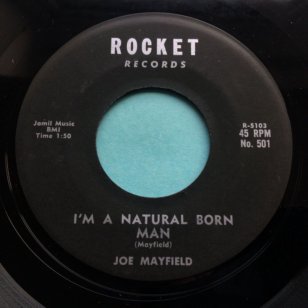 Joe Mayfield - I'm a natural born man b/w You're the one I love - Rocket - 