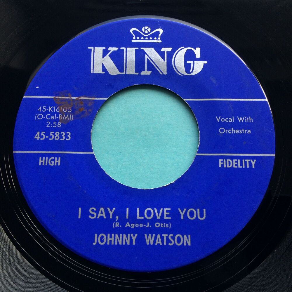 Johnny Watson - I say, I love you - King - Ex