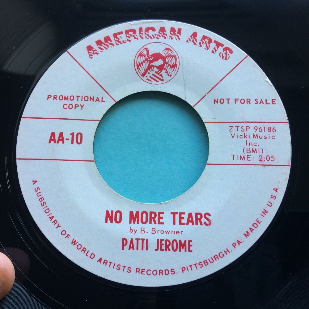 Patti Jerome - No more tears - American Arts promo - VG+