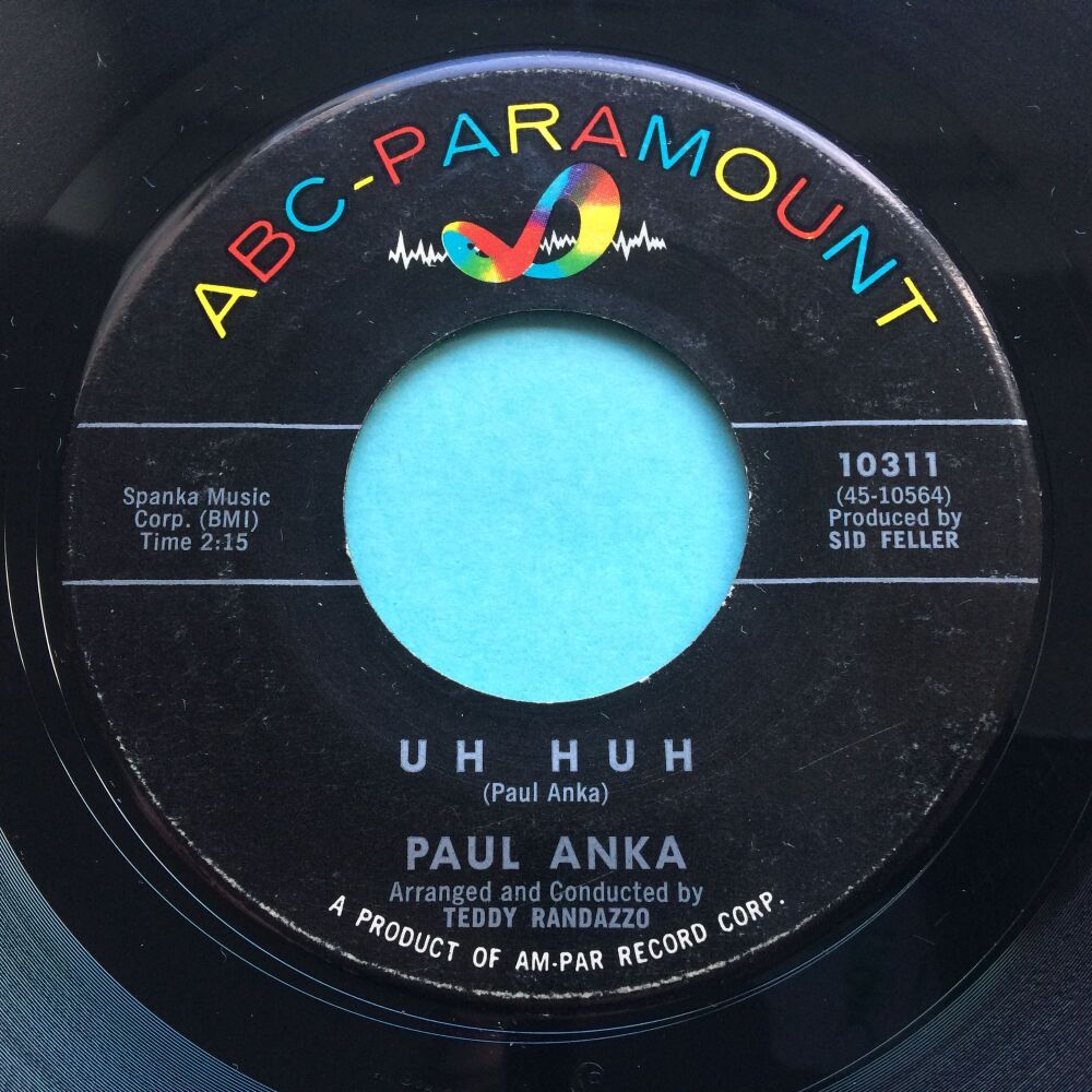 Paul Anka - Uh huh - ABC - Ex