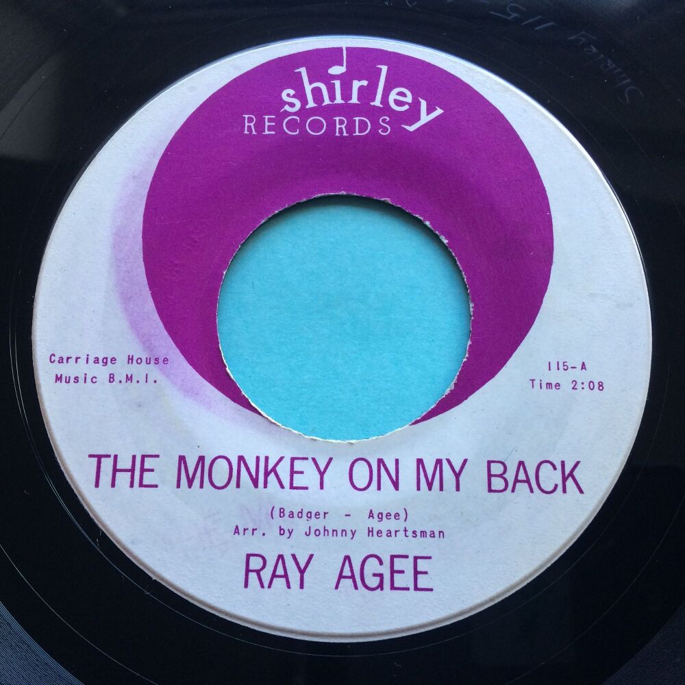 Ray Agee - The monkey on my back - Shirley - Ex-