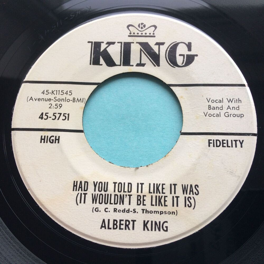 Albert King - Had you told it like it was - King promo - Ex