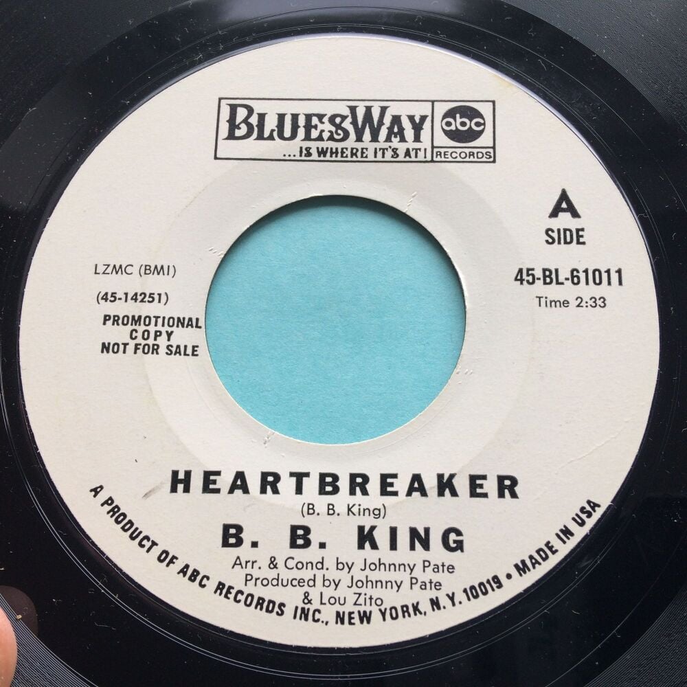 B B King - Heartbreaker - Bluesway Promo - Ex-