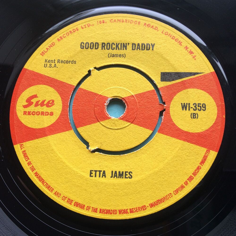 Etta James - Good rockin' daddy b/w Roll with me Henry - U.K. Sue - Ex
