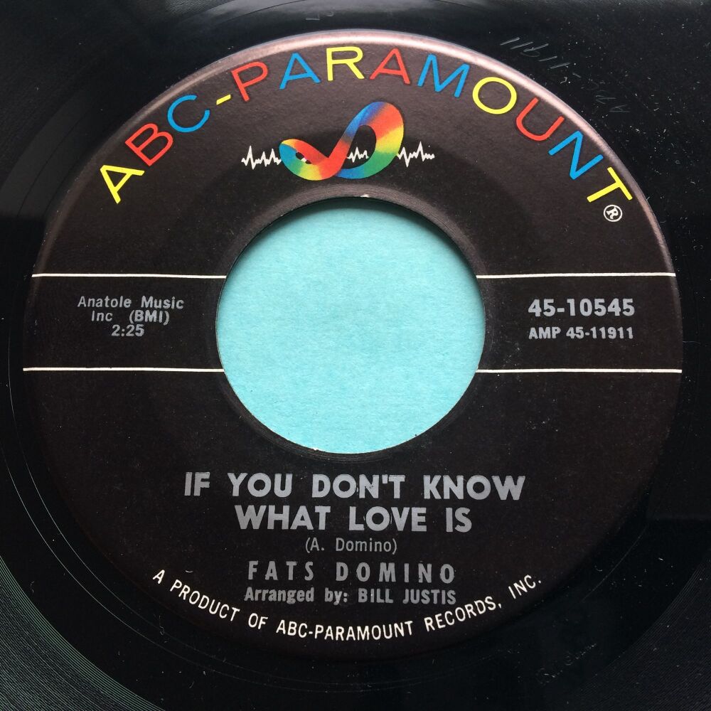 Fats Domino - If you don't know what love is - ABC - Ex