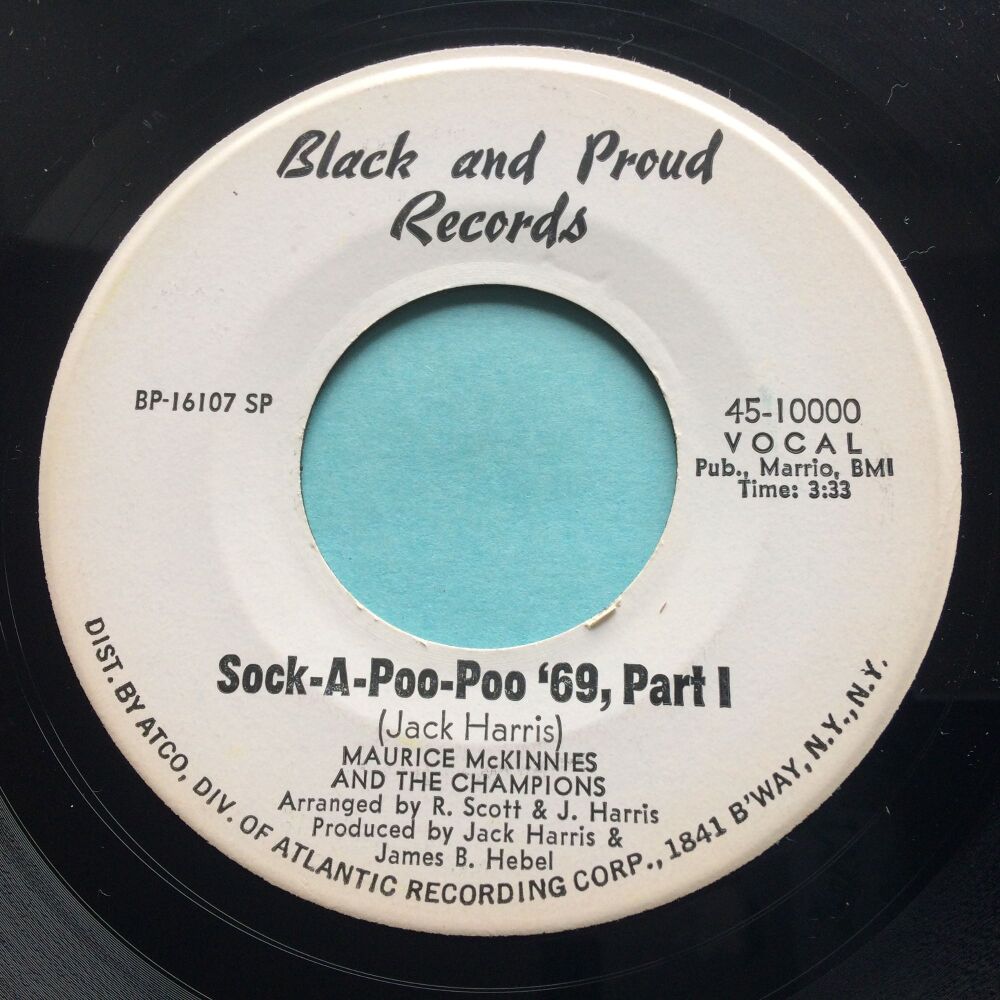 Maurice McKinnies - Sock-A-Poo-Poo '69 Pt1  - Black and Proud promo - VG+