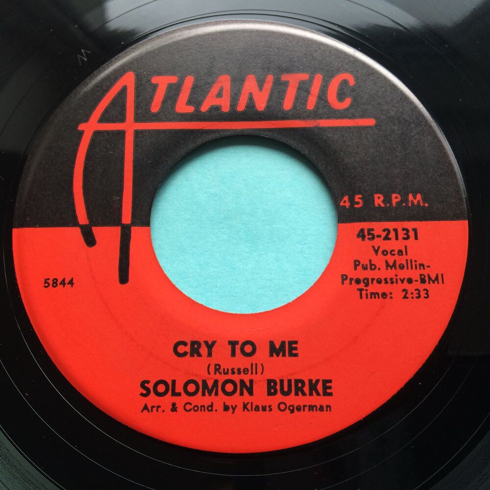 Solomon Burke - Cry to me - Atlantic - Ex-