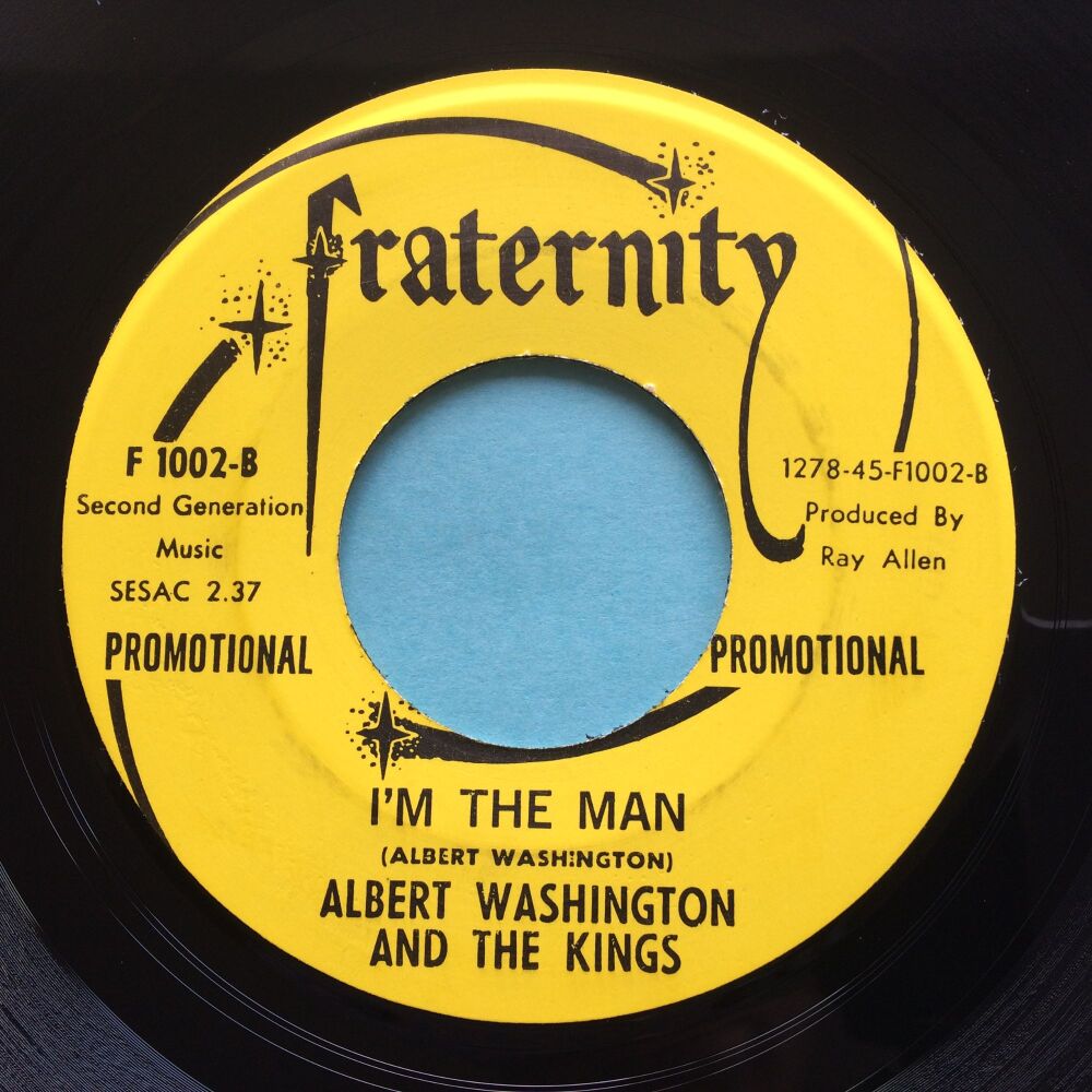 Albert Washington - I'm the the man - Fraternity promo - Ex