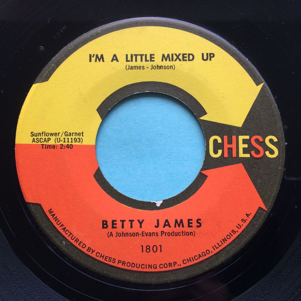 Betty James - I'm a little mixed up - Chess - VG+