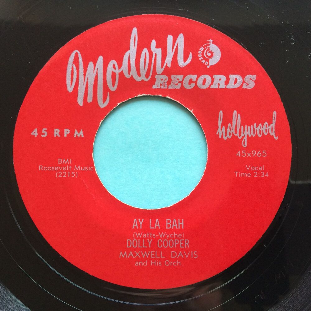 Dolly Cooper - Ay La Bah b/w My man - Modern - Ex