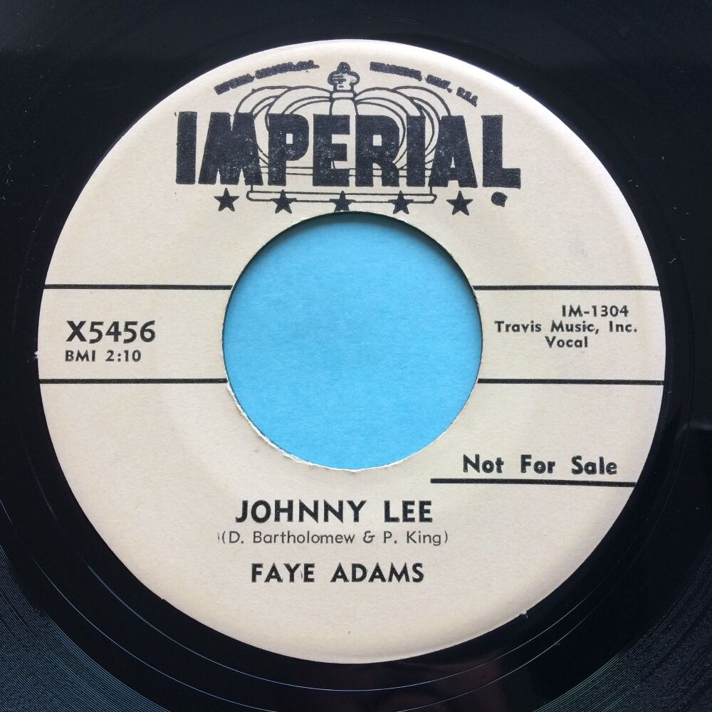 Faye Adams - Johnny Lee - Imperial promo - Ex