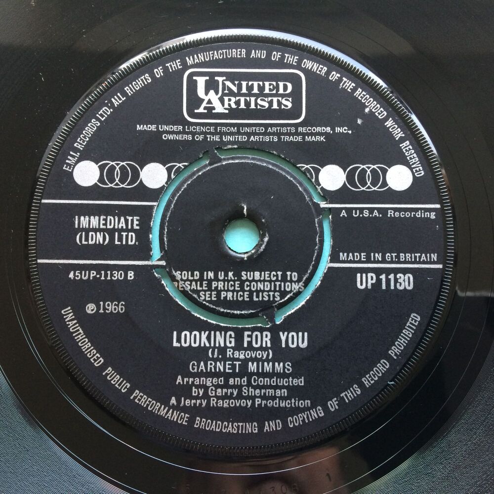 Garnet Mimms - Looking for you - U.K. United Artists - Ex