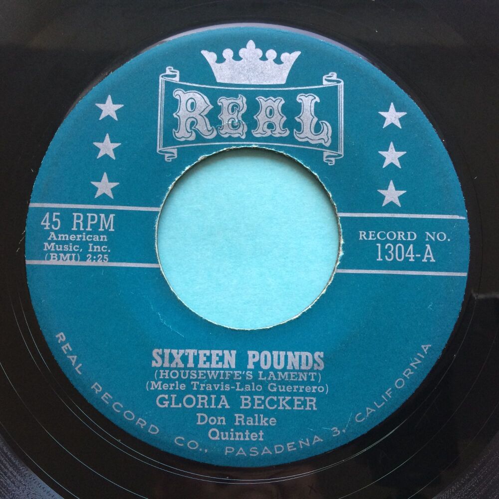Gloria Becker - Sixteen Pounds - Real -  VG+