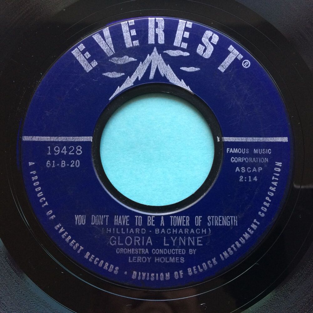 Gloria Lynne - You don't have to be a tower of strength - Everest - VG+