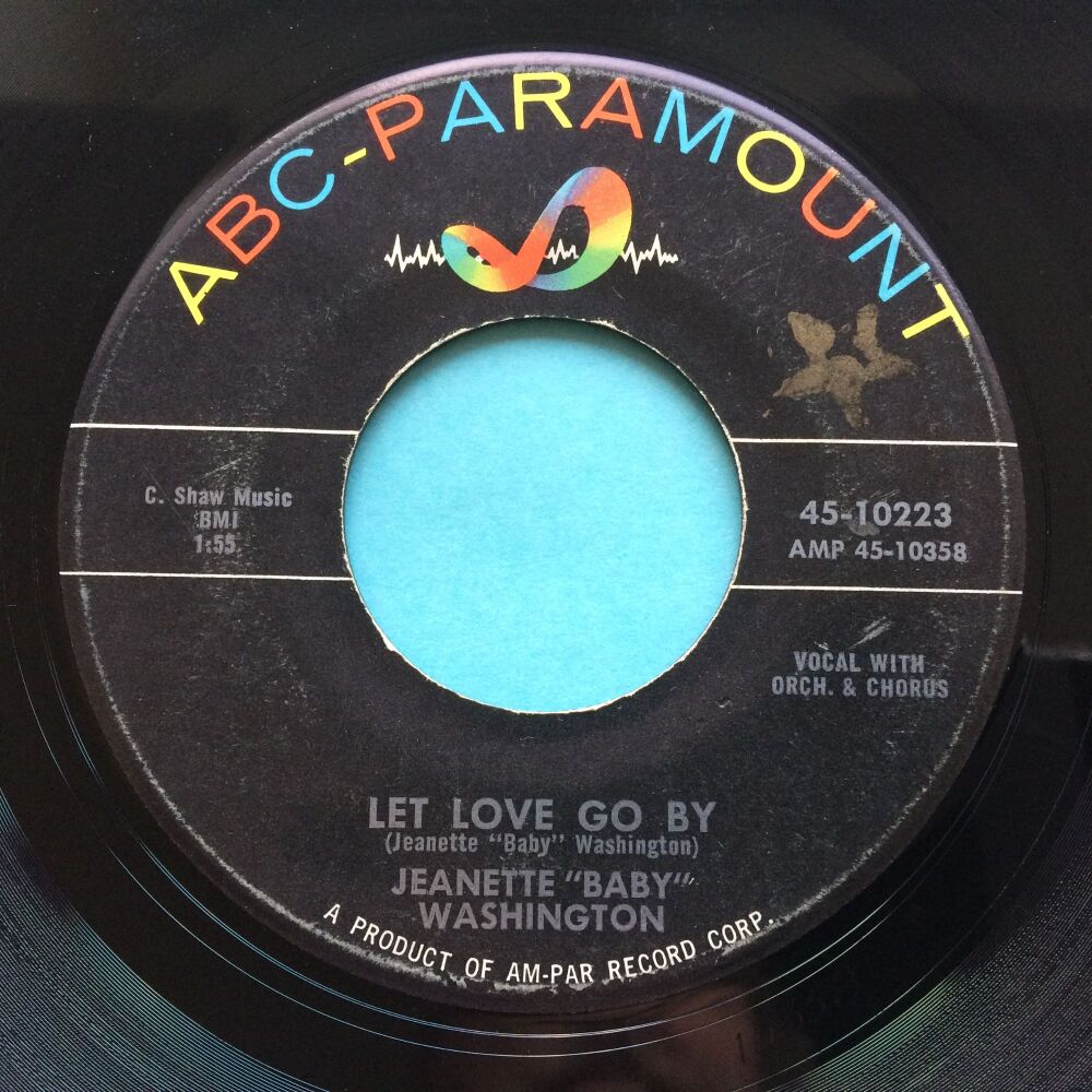 Jeanette Baby Washington - Let love go by - ABC - VG+