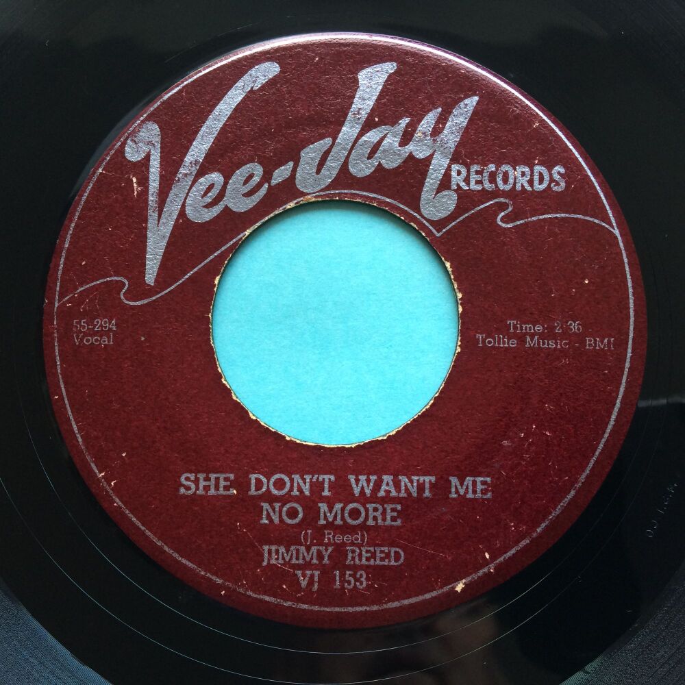 Jimmy Reed - I don't go for that b/w She don't want me no more - Vee-Jay - VG+