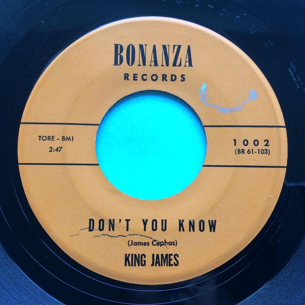 King James - Don't you know - Bonanza - VG+
