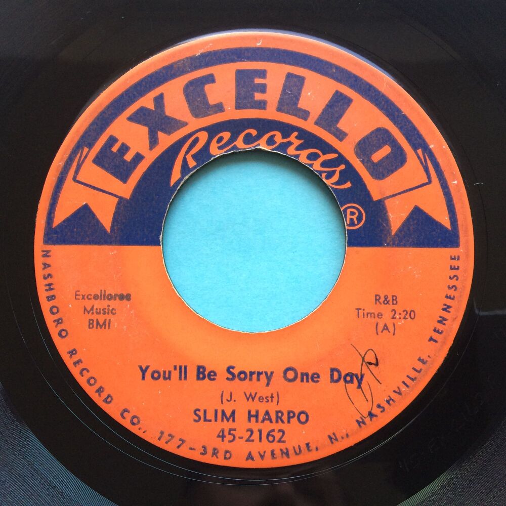 Slim Harpo - You'll be sorry one day - Excello - VG+