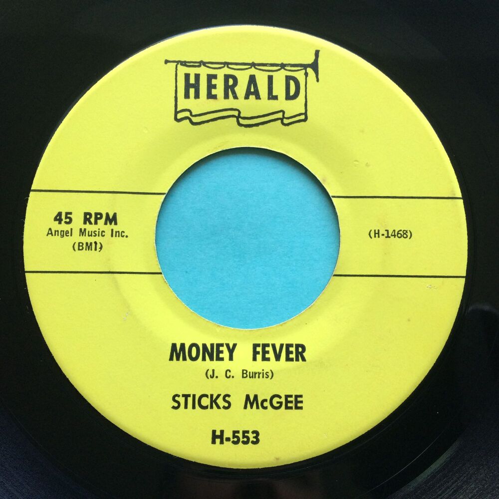 Sticks McGee - Money Fever - Herald - Ex-