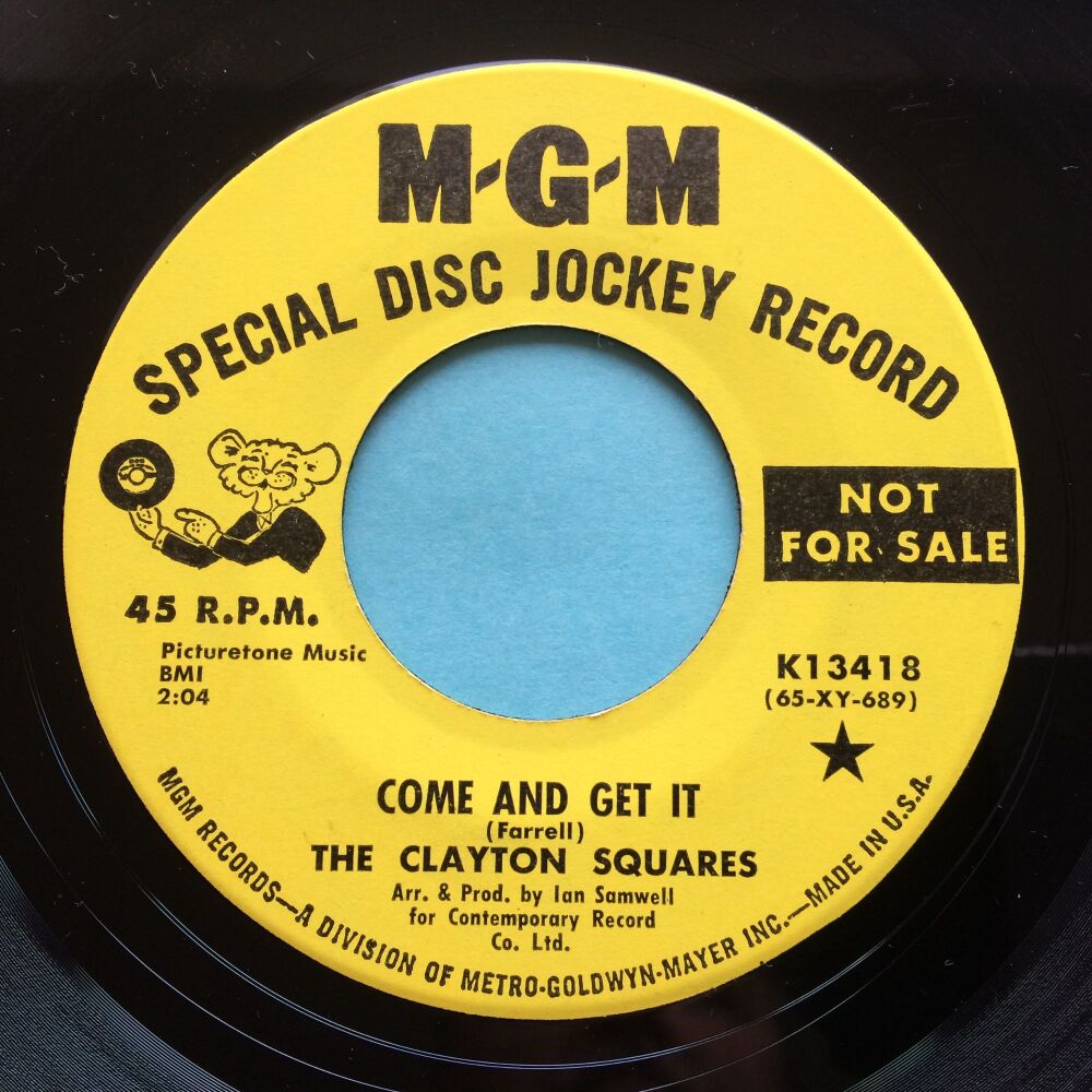 The Clayton Squares - Come and get it - MGM promo - Ex