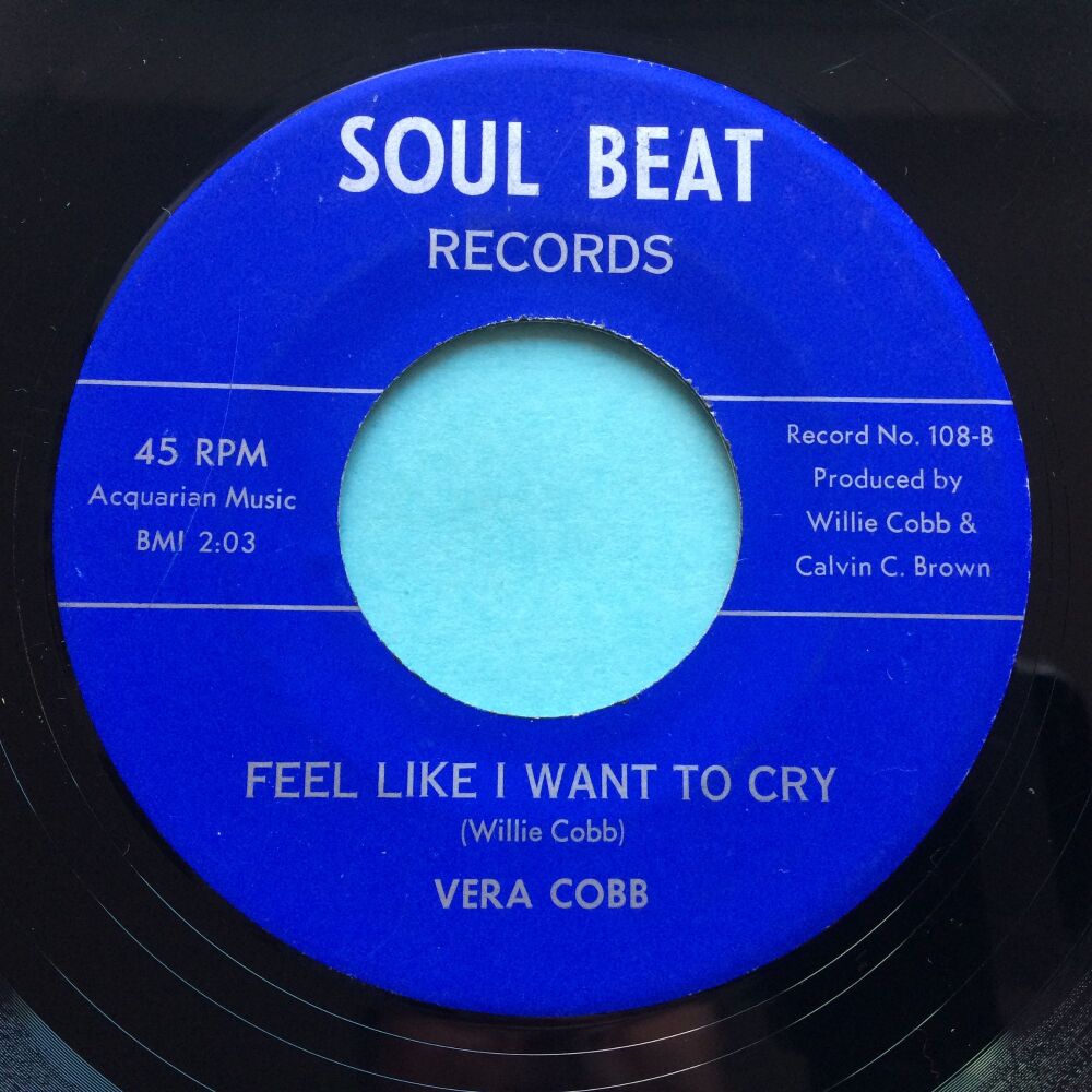 Vera Cobb - Feel like I want to cry - Soul Beat - VG+