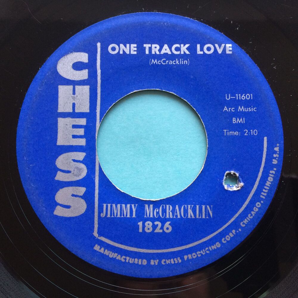 Jimmy McCracklin - One track love b/w Trottin' - Chess - VG+