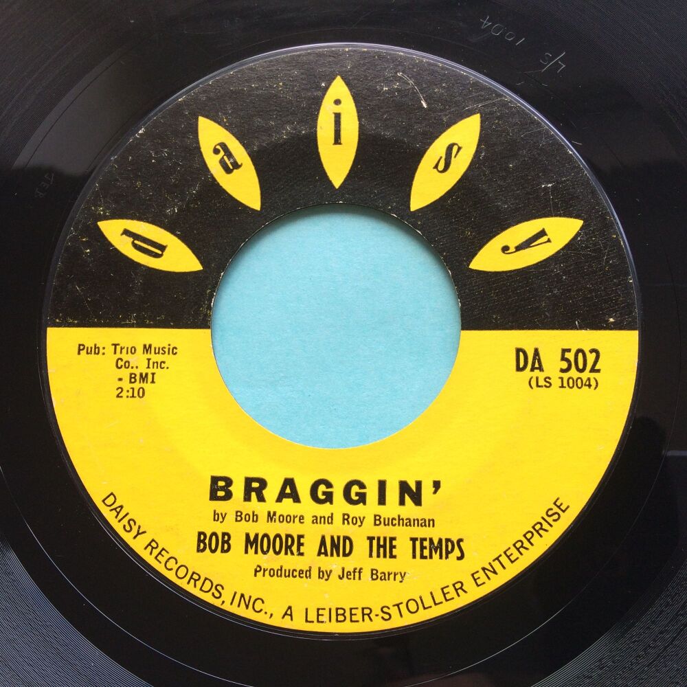 Bob Moore and the Temps - Braggin' b/w Trophy Run - Daisy - VG+