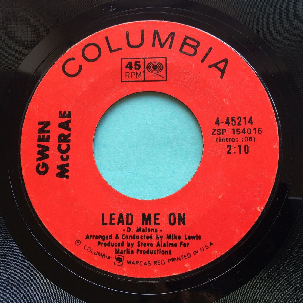 Gwen McCrae - Lead me on - Columbia - VG+